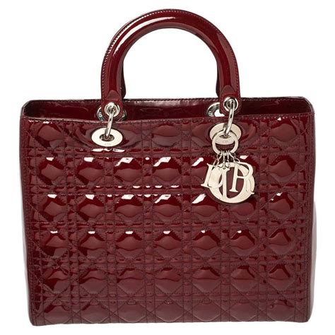 dior bag maroon|dior burgundy cannage bag.